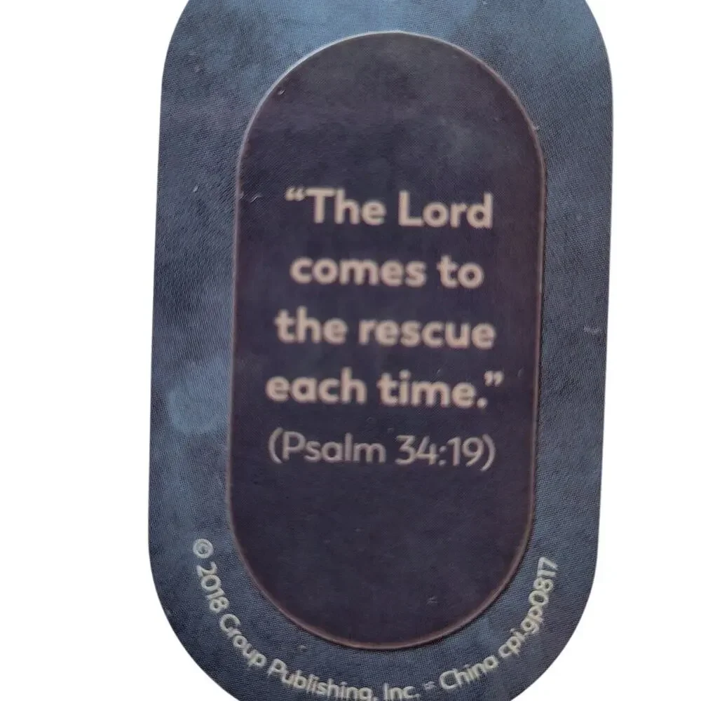 6 Bible Buddies Memory Verse Dog Tags Scripture Pendants For Key Chain Necklace